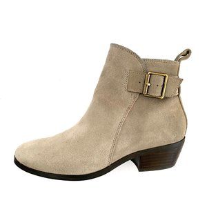 Blondo Saddie Suede Ankle Boots Tan